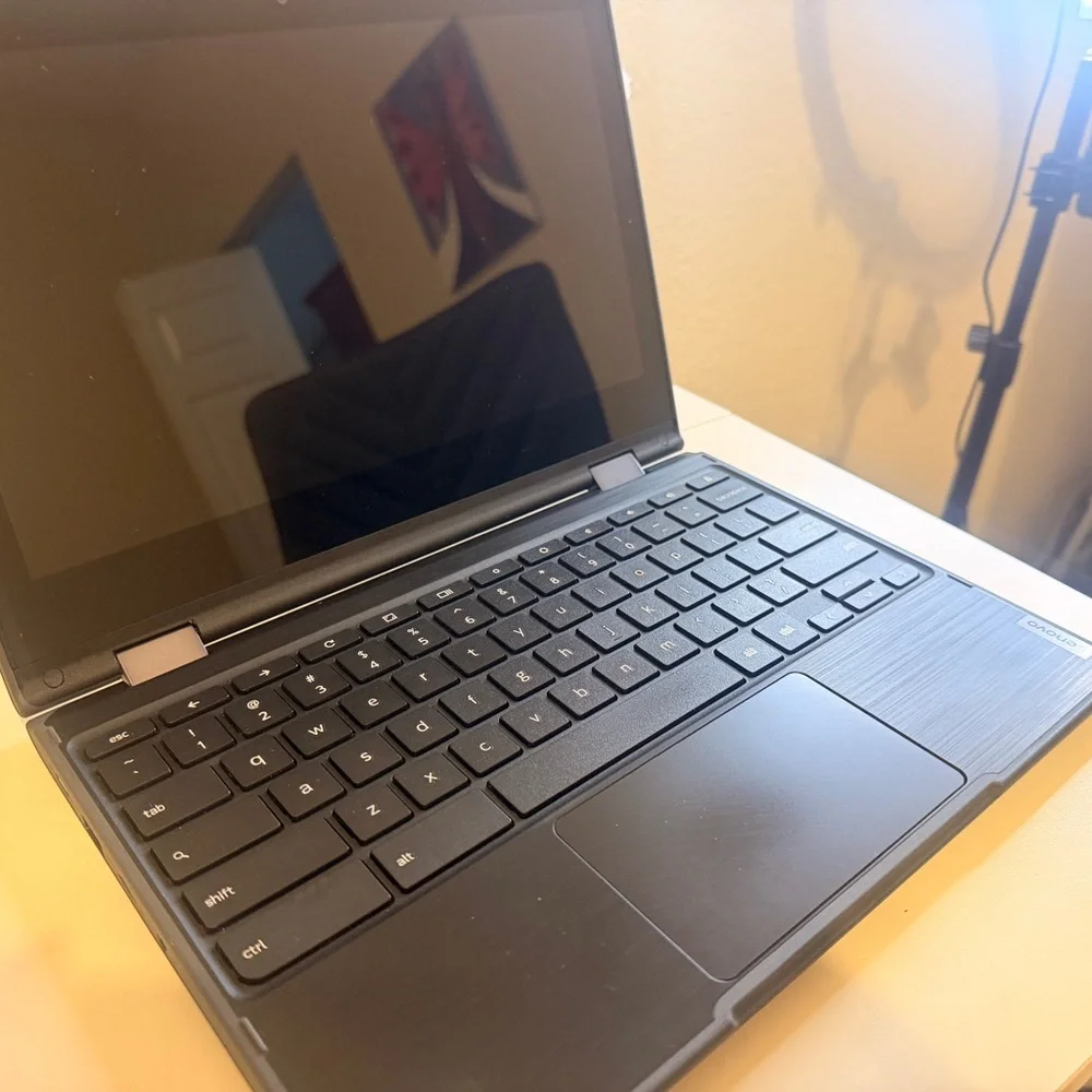HP Silver and Black Laptop with Intel Inside
